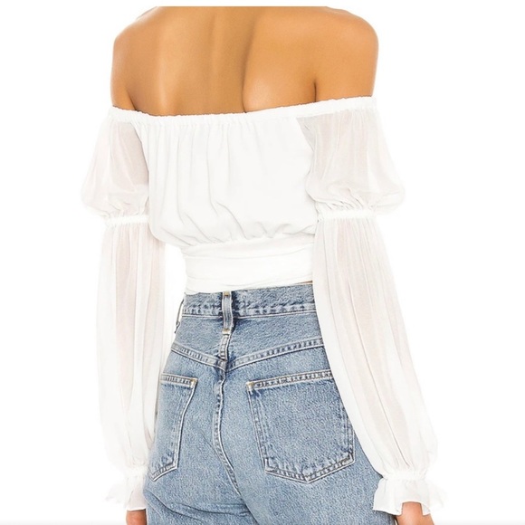 Sydney Top in White majorelle - Picture 3 of 6